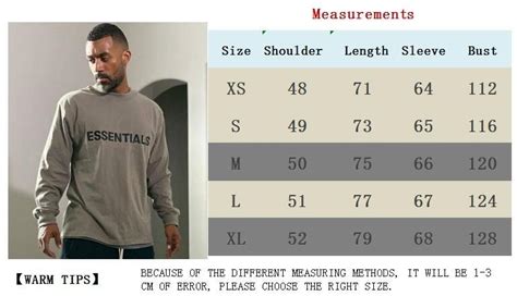 essential fear of god size